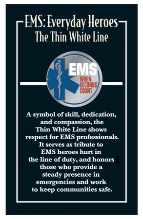 EMS: When Seconds Count Lapel Pin
