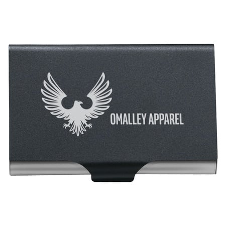 Engraved 2 In 1 Key Tag & Business Card Holder