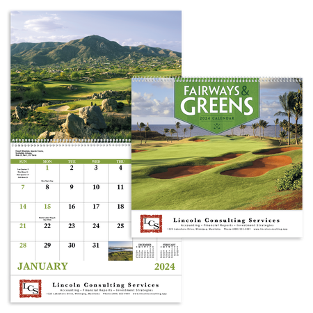 Fairways & Greens 2024 Promotional Calendars