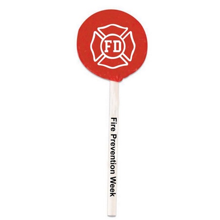 Fire Safety Shield Lollipops