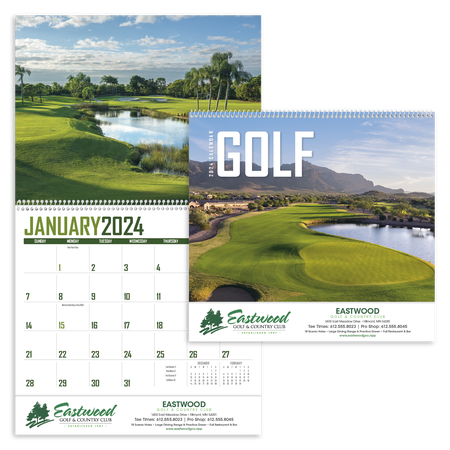 2024 Golf Promotional Calendars