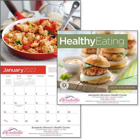 Healthy Eating 2022 Promotional Calendars