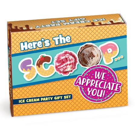 Here's The Scoop: We Appreciate You! Ice Cream Party Gift Set