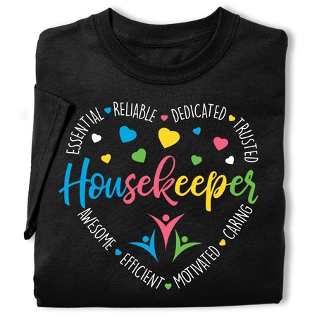 Housekeeper: Essential, Reliable, Dedicated... T-Shirts