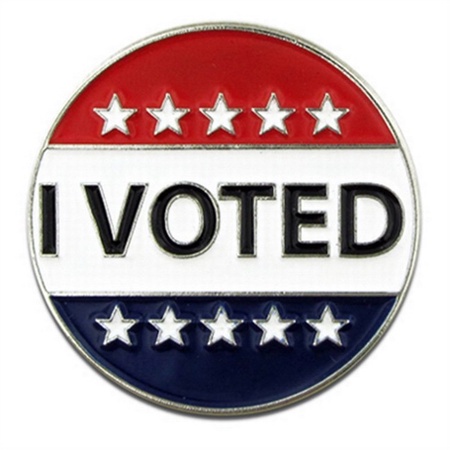 I Voted Lapel Pin