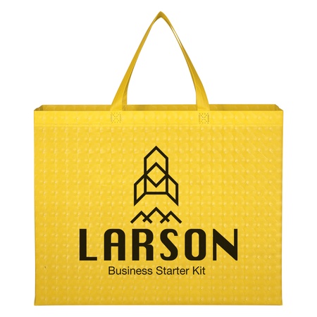 Illusion Laminated Non-Woven Tote Bags with Imprinting