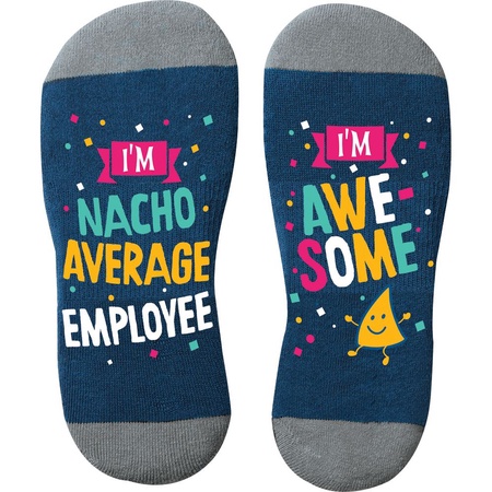 I'm Nacho Average Employee, I'm Awesome "Toe"-tally Awesome Ankle Socks