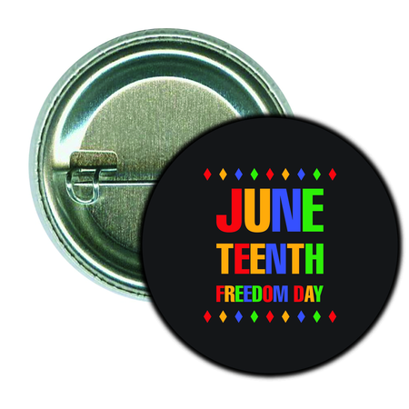 Juneteenth Freedom Day Buttons
