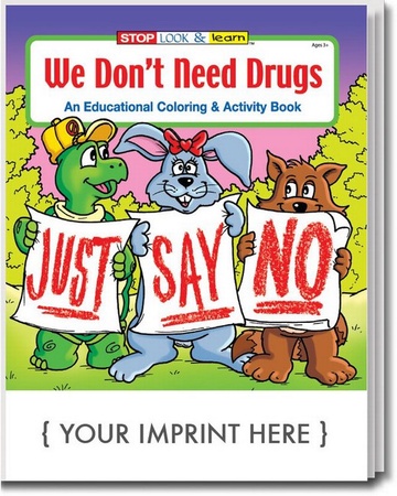 Just Say No Personalized Coloring & Activities Books