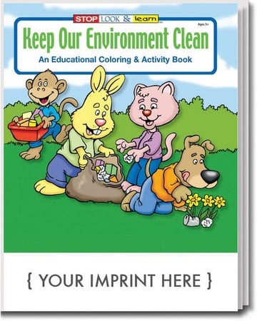Keep Our Environment Clean Coloring & Activity Book