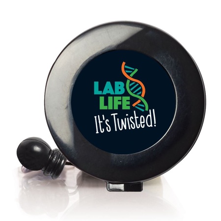 Lab Life: It's Twisted! Retractable Badge Holder
