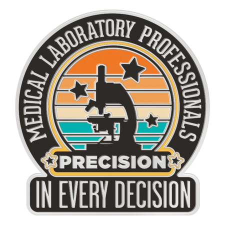 Medical Laboratory Professionals Lapel Pin with Presentation Card