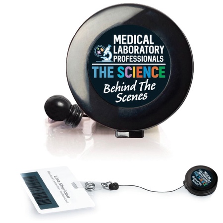 Lab Professionals: Science Behind The Scenes Retractable Badge Holder