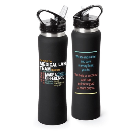 Lab Professionals Stainless Steel Water Bottle