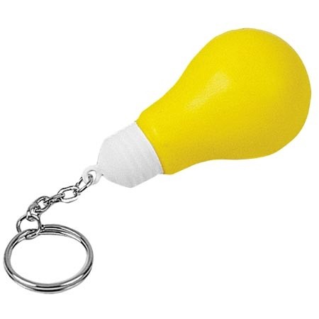 Lightbulb Stress Ball Custom Key Chains