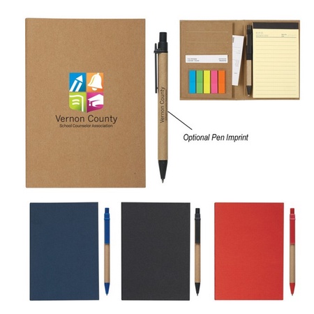 Meeting Mate Custom Notebook With Pen And Sticky Flags