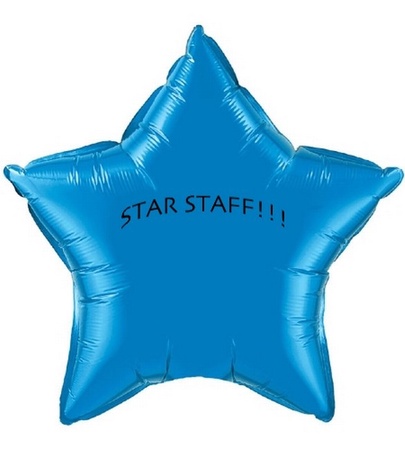 Custom MicroFoil Star Balloons