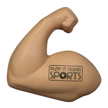 Muscle Arm Stress Ball with Logo
