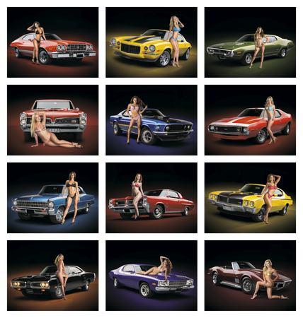 American Muscle 2025 Promotional Wall Calendars