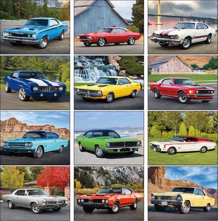 Muscle Cars Promotional 2022 Calendars