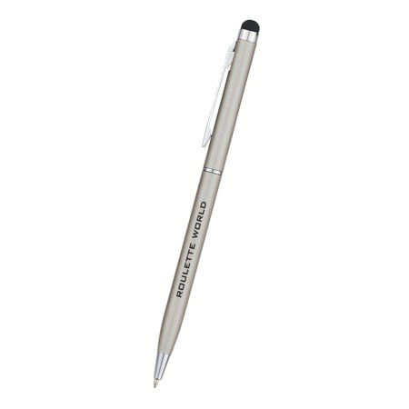 Custom Newport Ballpoint Pen With Stylus