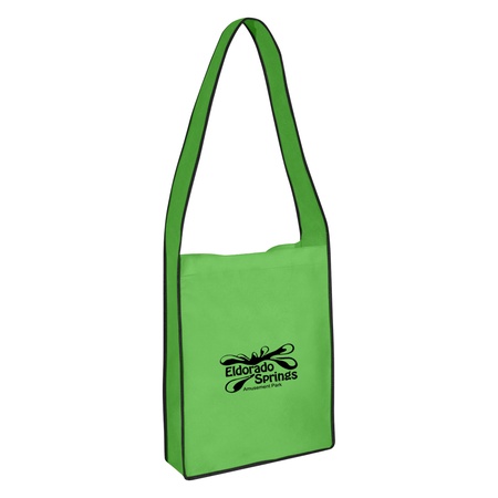 Non-Woven Messenger Tote Bag with Hook & Loop Closure