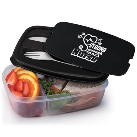 Nurse 2-Section Meal Container Kit