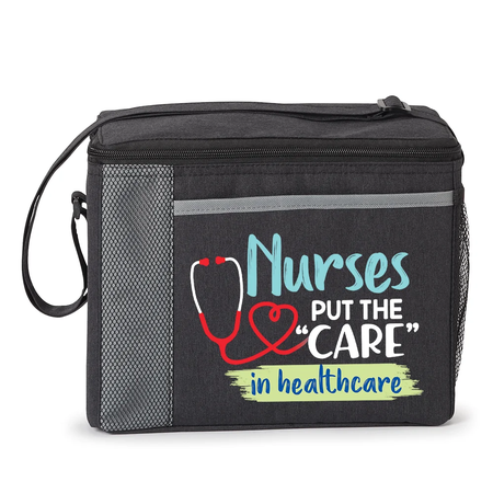 Nurses Put the "Care" in Healthcare Lunch Cooler Bag