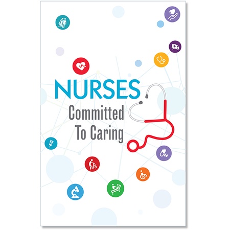 Nurses Committed To Care Lapel Pin with Card
