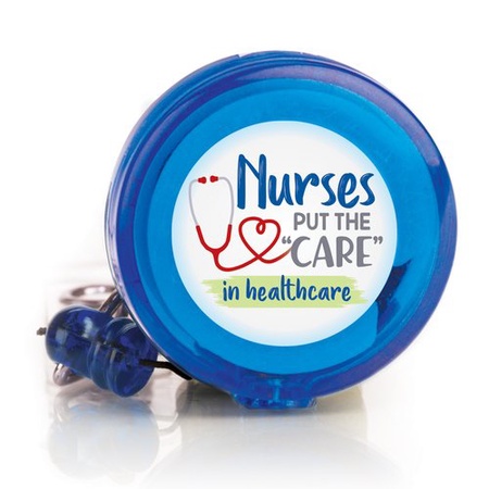 Nurses Put the "Care" in Healthcare Retractable Badge Holder