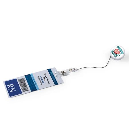 Nurses: Many Roles, One Goal Retractable Badge Holder