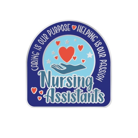 Nursing Assistants Caring Is Our Purpose Lapel Pin