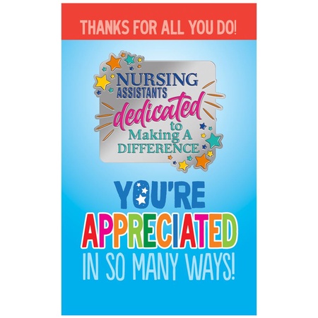 Nursing Assistants: Dedicated To Making A Difference Lapel Pin With Presentation Card