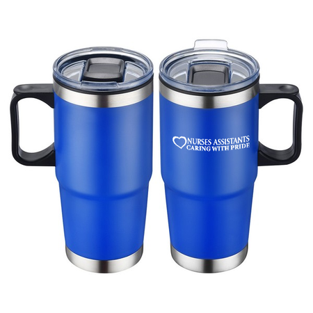 Nursing Assistants Double Wall Steel Auto Mug