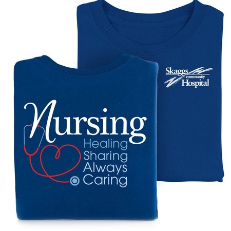 Nursing: Healing, Sharing, Always Caring T-Shirt