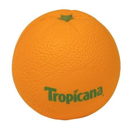 Orange Stress Balls with Logo