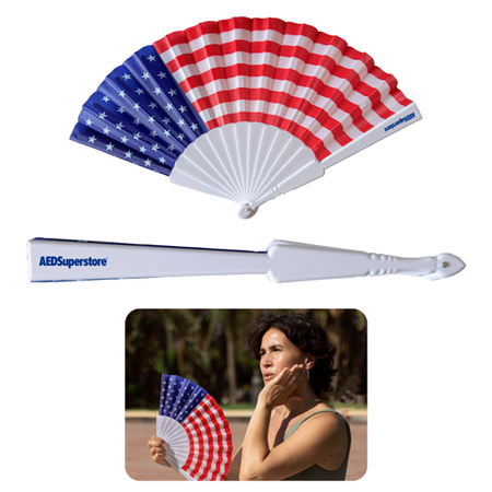 Patriotic Accordian Fan