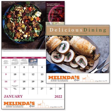 Personalized Delicious Dining Calendars - 2022