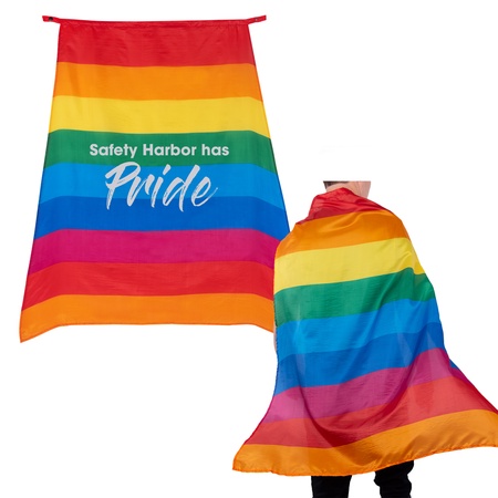 Personalized Flyng Pride Rainbow Cape