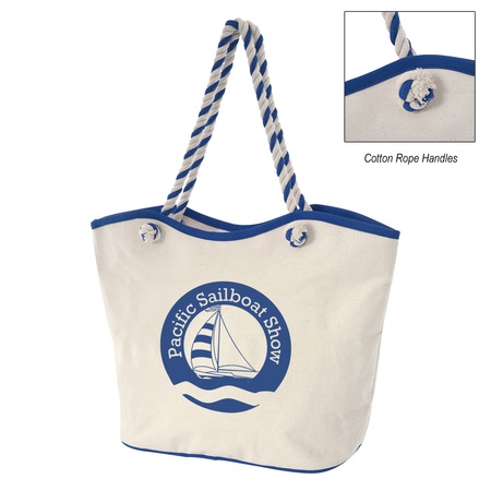 Personalized Maui 8 oz. Laminated Cotton Tote Bags
