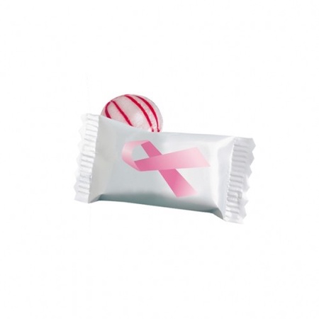Pink Ribbon Wrapped Peppermint Candies