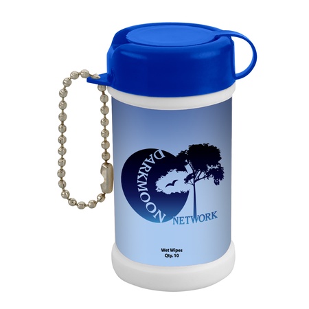 Custom Printed Pocket Size Wet Wipe Canister