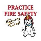 Practice Fire Safety Temporary Tattoo