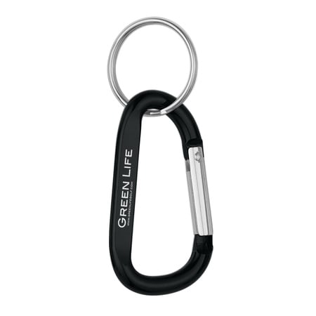 Promotional 8MM Carabiner with Split Ring