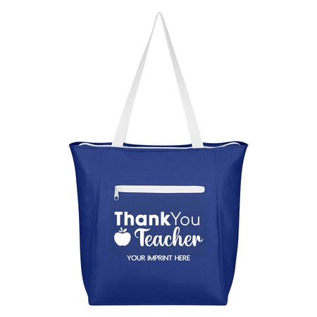Thank You Teacher Cooler Tote Bag with Personalization