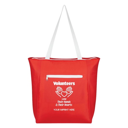 Personalized Volunteer Cooler Tote Bags