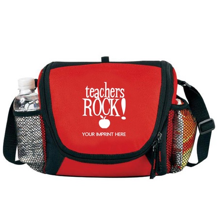 Teachers Rock! Lunch Cooler Bag with Imprint