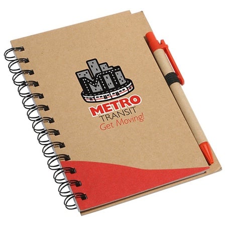 Recycled Write Custom Notebook & Pen