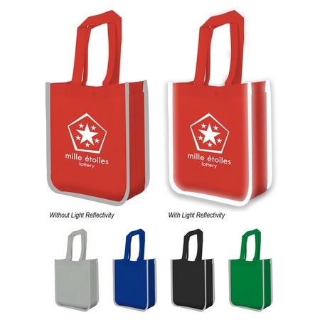 Reflective Logo Lunch Tote Bags