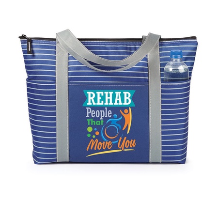 Rehab: People That Move You Striped Tote Bag Gift